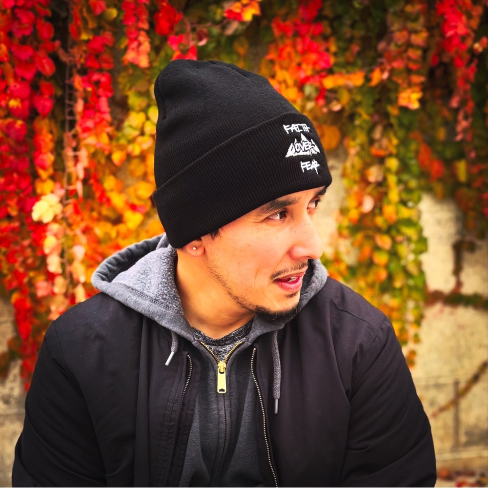 Faith Over Fear - Embroidered Beanie - Original Design